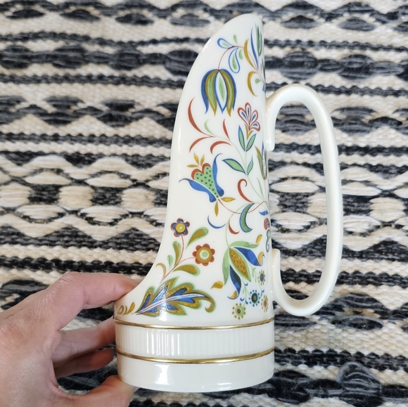 Vintage Lenox Nantucket Candle Holder Floral Print - Picture 2 of 7